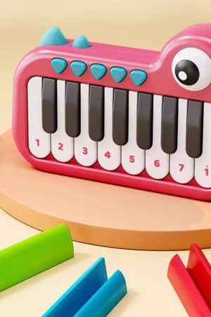 Naturezoo-Musical toys,Toddlers Piano Toy , Portable Travel Piano Keyboard Musical Instrument Learning Toys, Music Interactive Birthday Gift for 3 4 5 Year Old