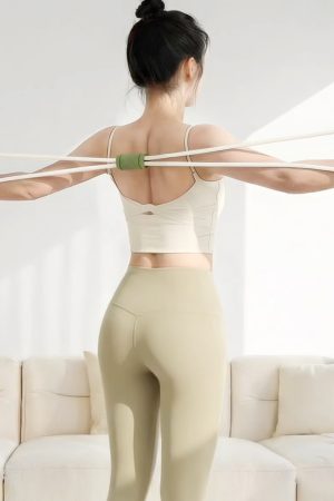 Deepsport-Resistance bands for fitness purposes,Resistance Bands, Figure 8 Resistance Band, Exercise Bands with Handles, Weights Workout Bands for Arms, Back, Shoulder, Leg, Physical Therapy, Pilates, Home Workout Equipment That Replace Dumbbells